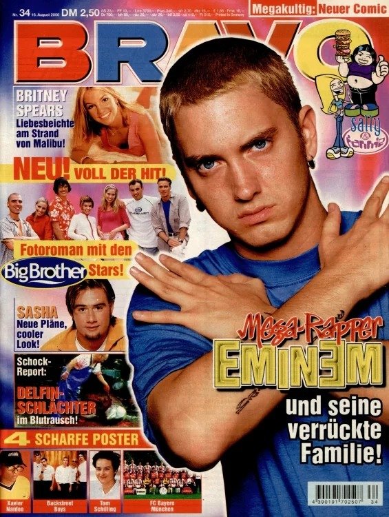 Bravo Magazin Deutschland 2000-34 Eminem