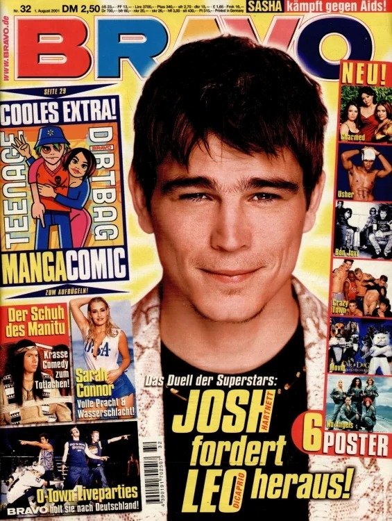 Bravo Magazin Deutschland 2001-32 Josh Leo Sasha
