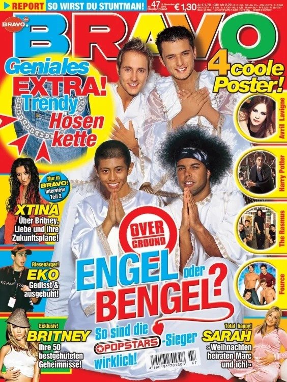 Bravo Magasin Tyskland 2003-47 – Britney Spears Christina Aguilera Sarah Connor Avril Lavigne Eko Fresh – Originaludgave