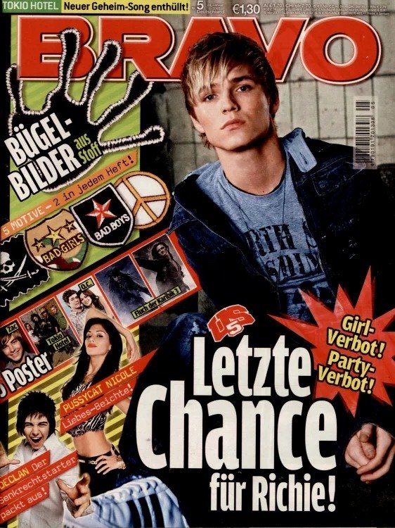 Bravo Rivista Germania 2007-05 – Richie Biggi Bilder – Edizione originale