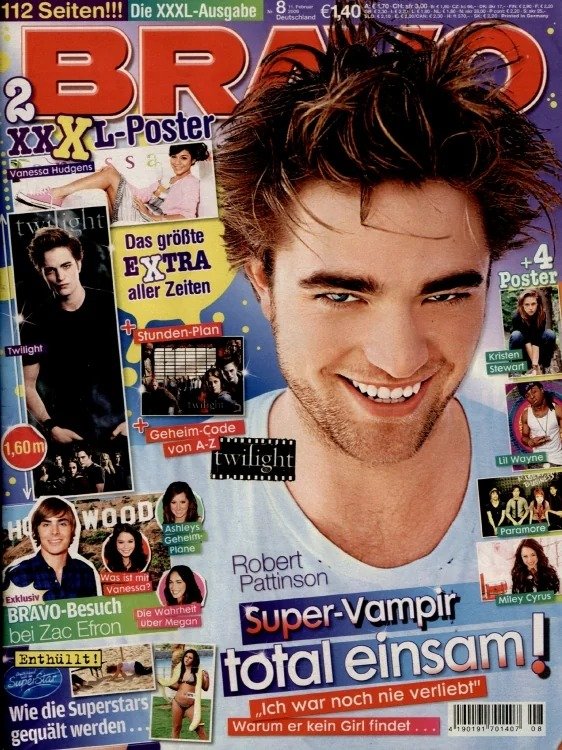 Bravo Magazin Deutschland 2009-08 Robert Pattinson