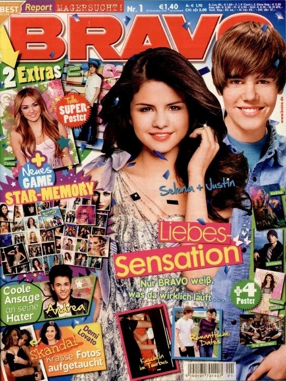 Bravo Magasin Tyskland 2011-01 – Kesha Kim Kardashian Robert Pattinson Lady Gaga Daniel Axt – Originalutgåva