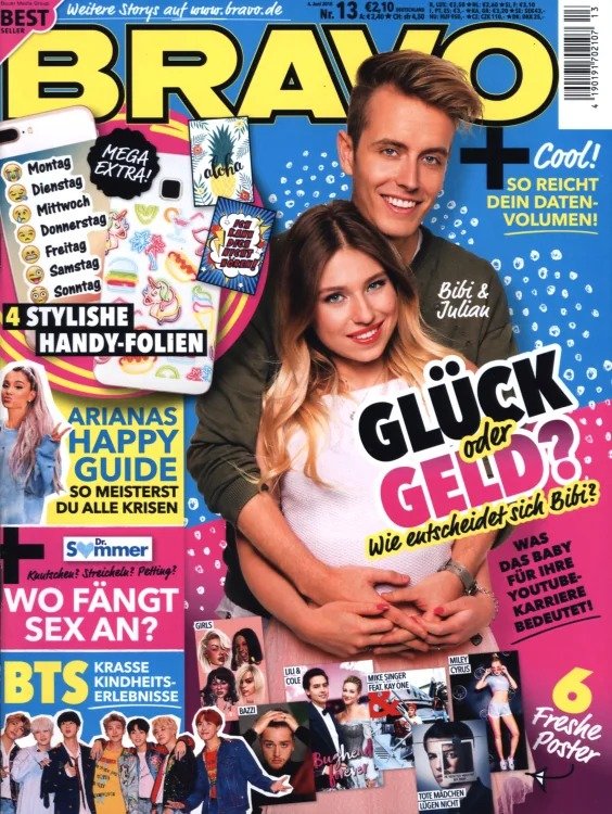 Bravo Revista Alemania 2018-13 – Camila Cabello Shawn Mendes Katja Krasavice Dagi Bee Mark Forster – Edición original