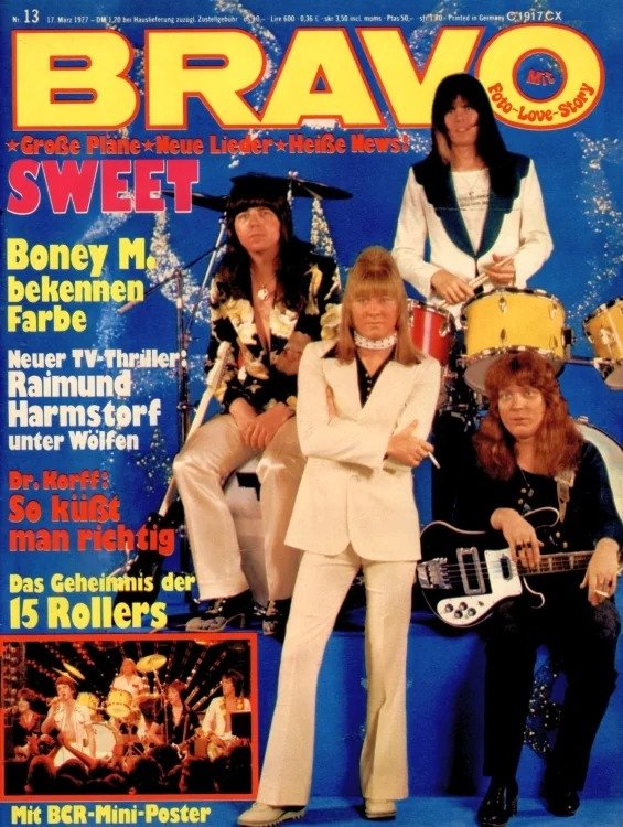 Bravo Magazin Deutschland 1977-13 Sweet Boney M. Raimund Harmstorf Bay City Rollers