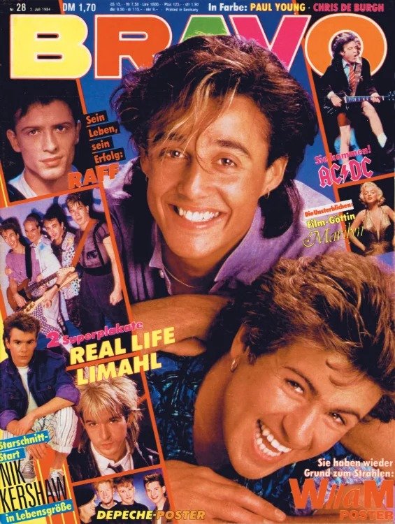 Bravo Magasin Tyskland 1984-28 Originaludgave