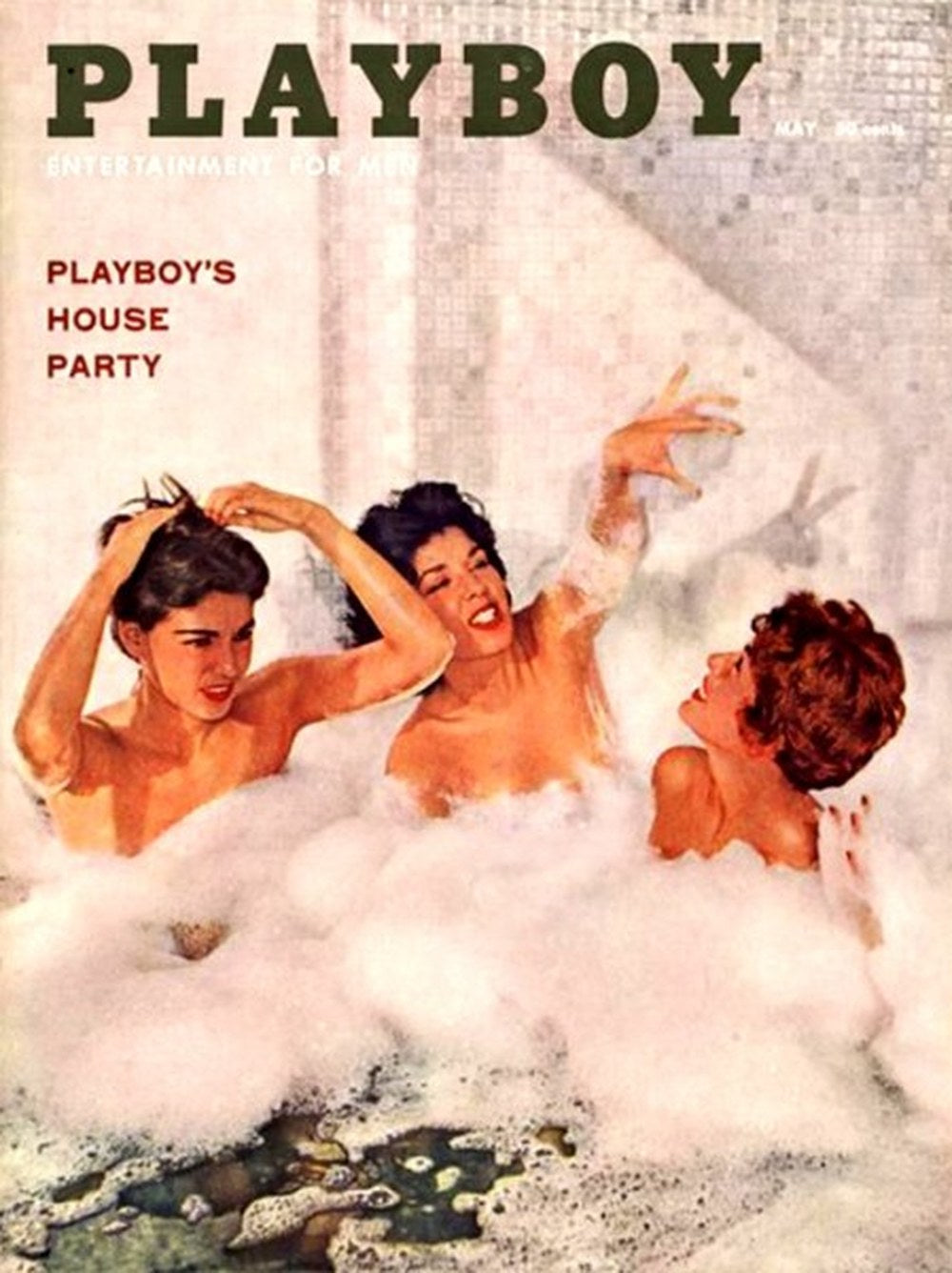 Playboy Magazin Deutschland 1959-05 Lifestyle Party Unterhaltung