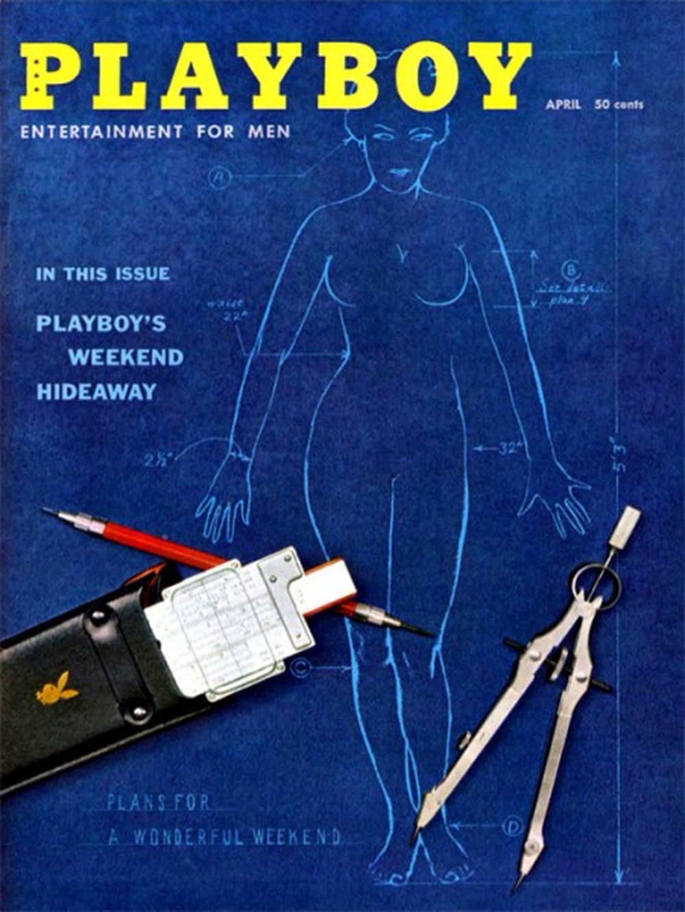 Playboy Revista Alemania 1959-04 Edición original