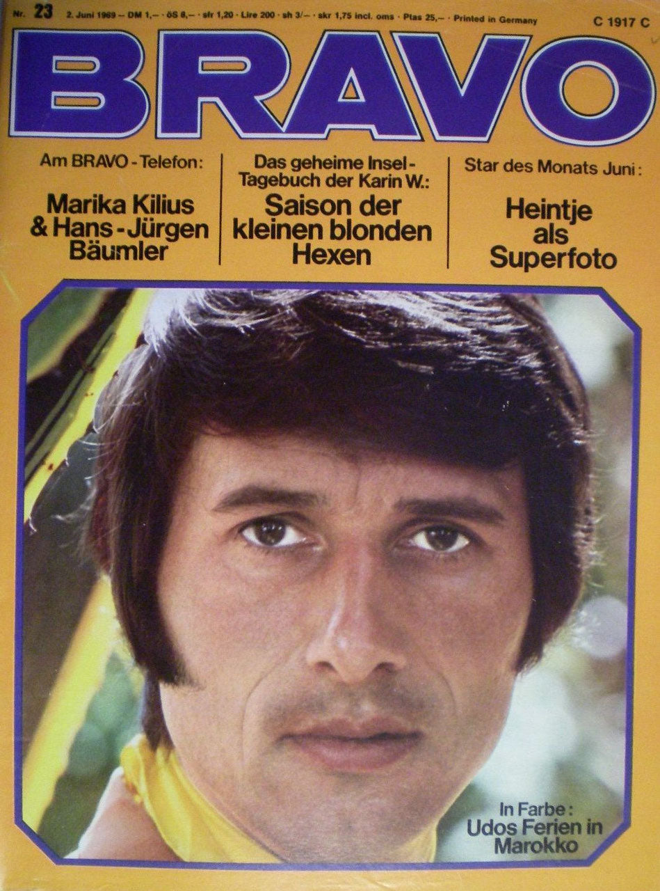 Bravo Tijdschrift Duitsland 1969-23 – Udo Jürgens Marika Kilius Hans-Jürgen Bäumler Heintje – Originele uitgave
