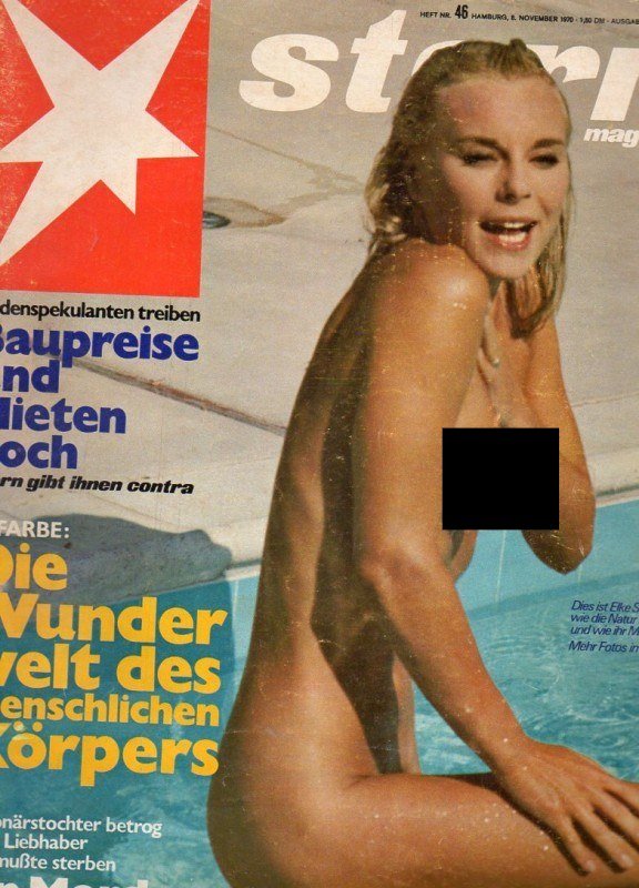 Stern Magazine Allemagne 1970-46 Elke Sommer Édition originale