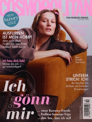 Cosmopolitan Lehti Saksa 2026-10 Toni Garrn Alkuperäinen painos