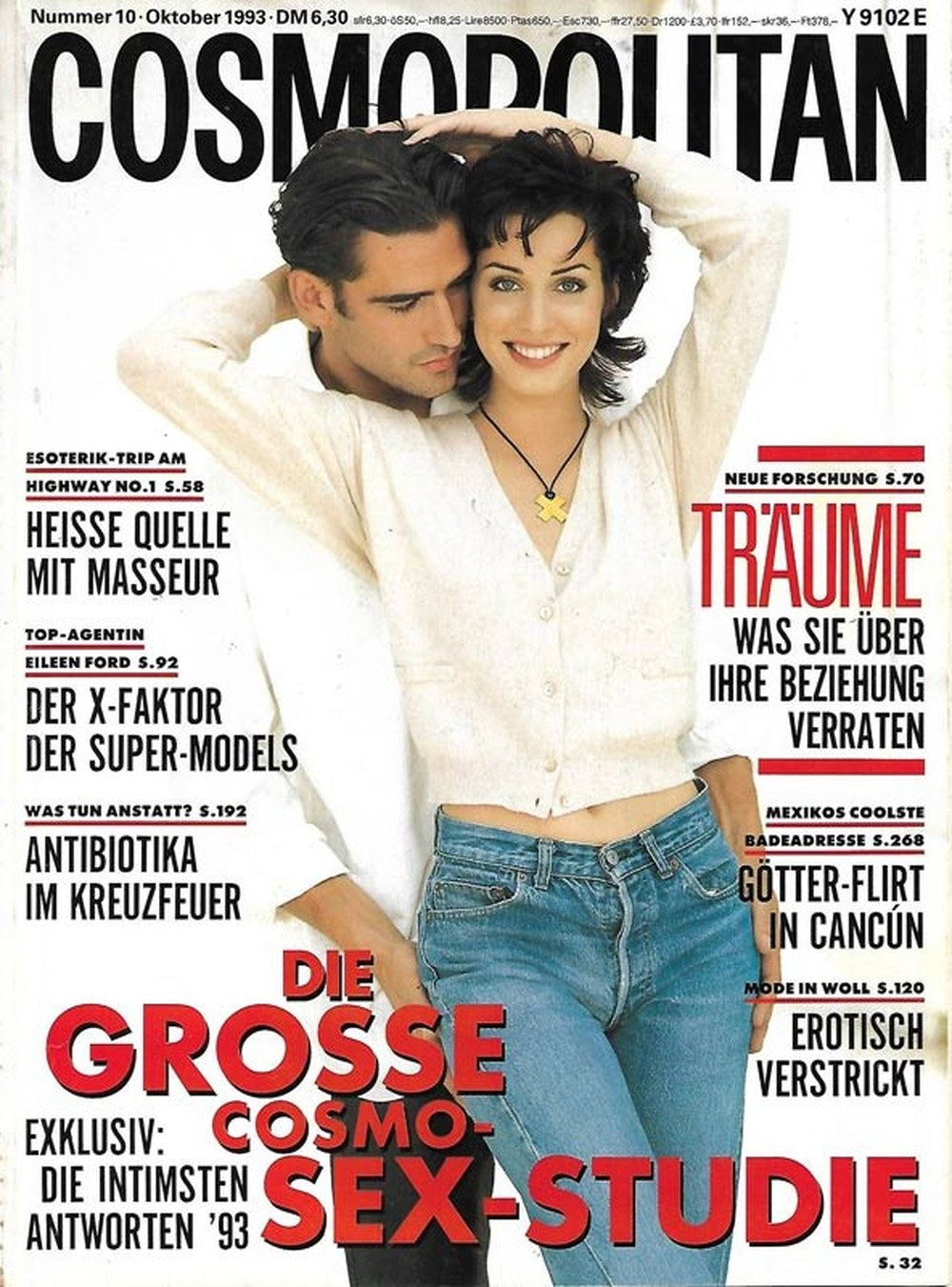 Cosmopolitan Magazine Germany 1993-10 Original Print Issue