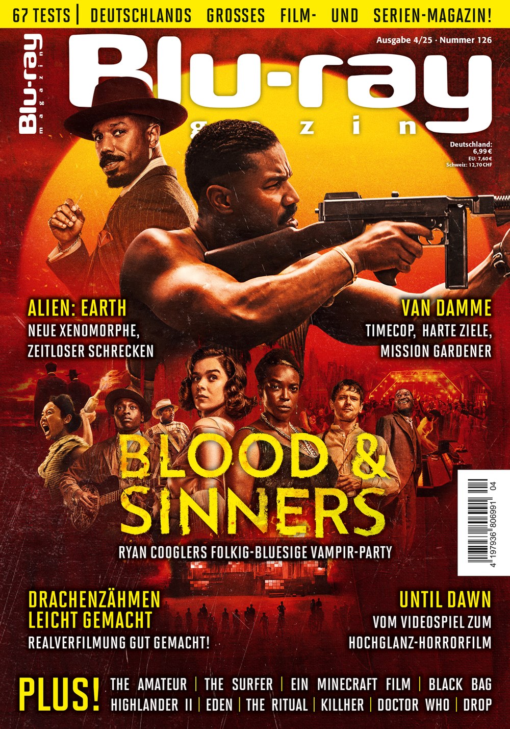 Blu Ray Rivista Germania 2025-04 – Michael B. Jordan Jean-Claude Van Damme – Edizione originale