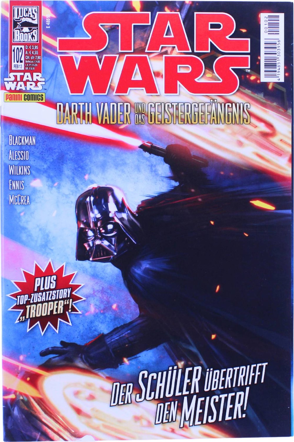Star Wars Comic Allemagne 2013 Darth Vader Édition originale