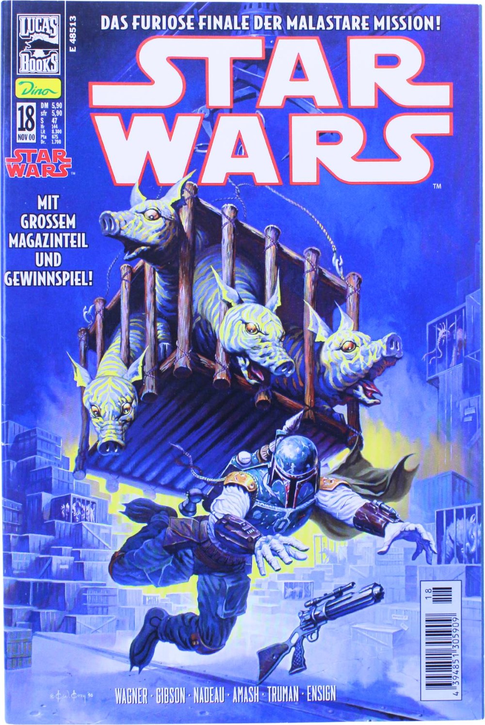 Star Wars Comic Allemagne 2000-18 Jango Fett Édition originale