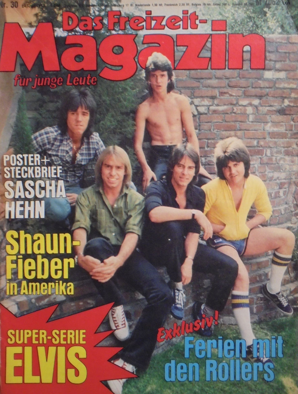 Freizeit Magasin Royale Tyskland 1978-30 – Sascha Hehn Bay City Rollers – Originaludgave