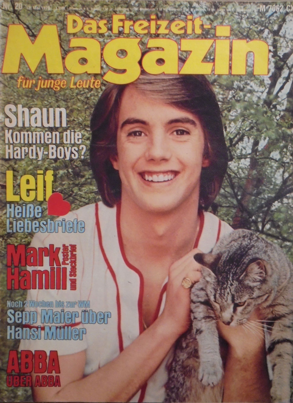 Freizeit Magasin Royale Tyskland 1978-20 – Shaun Cassidy Leif Garrett Mark Hamill Sepp Maier Hansi Müller – Originaludgave