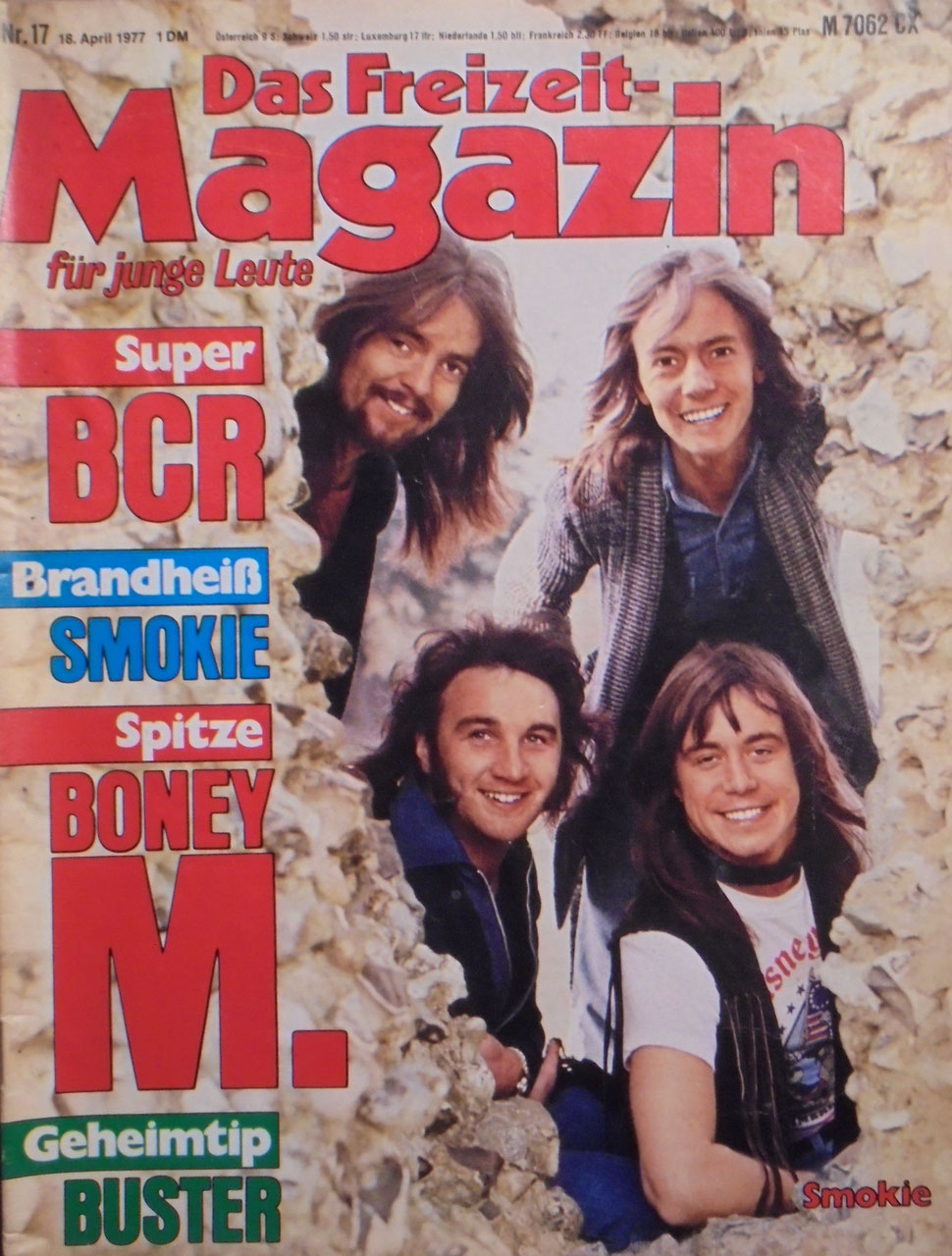 Freizeit Tijdschrift Royale Duitsland 1977-17 – Smokie BCR Boney M. Buster – Originele uitgave