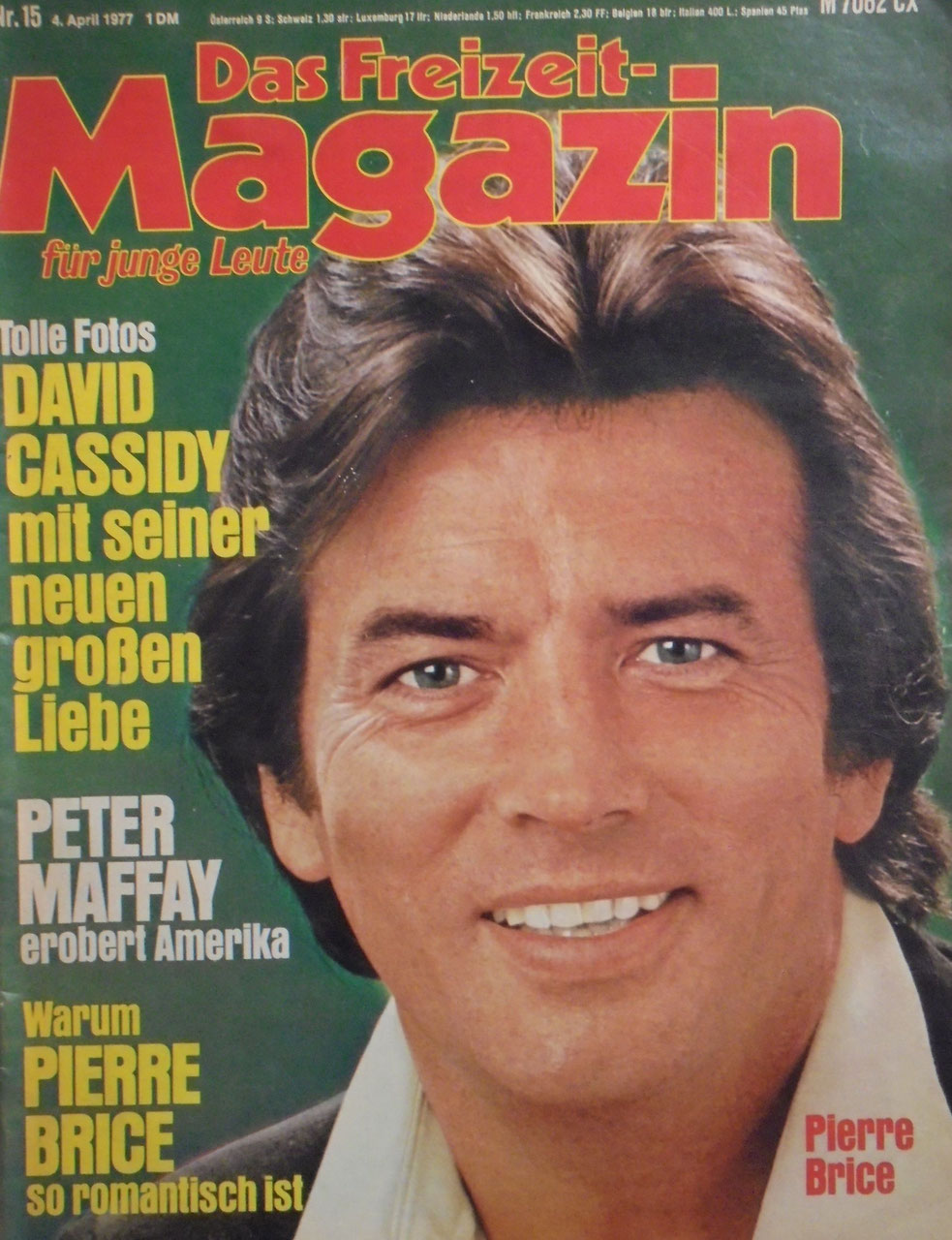 Freizeit Tijdschrift Royale Duitsland 1977-15 – Pierre Brice David Cassidy Peter Maffay – Originele uitgave
