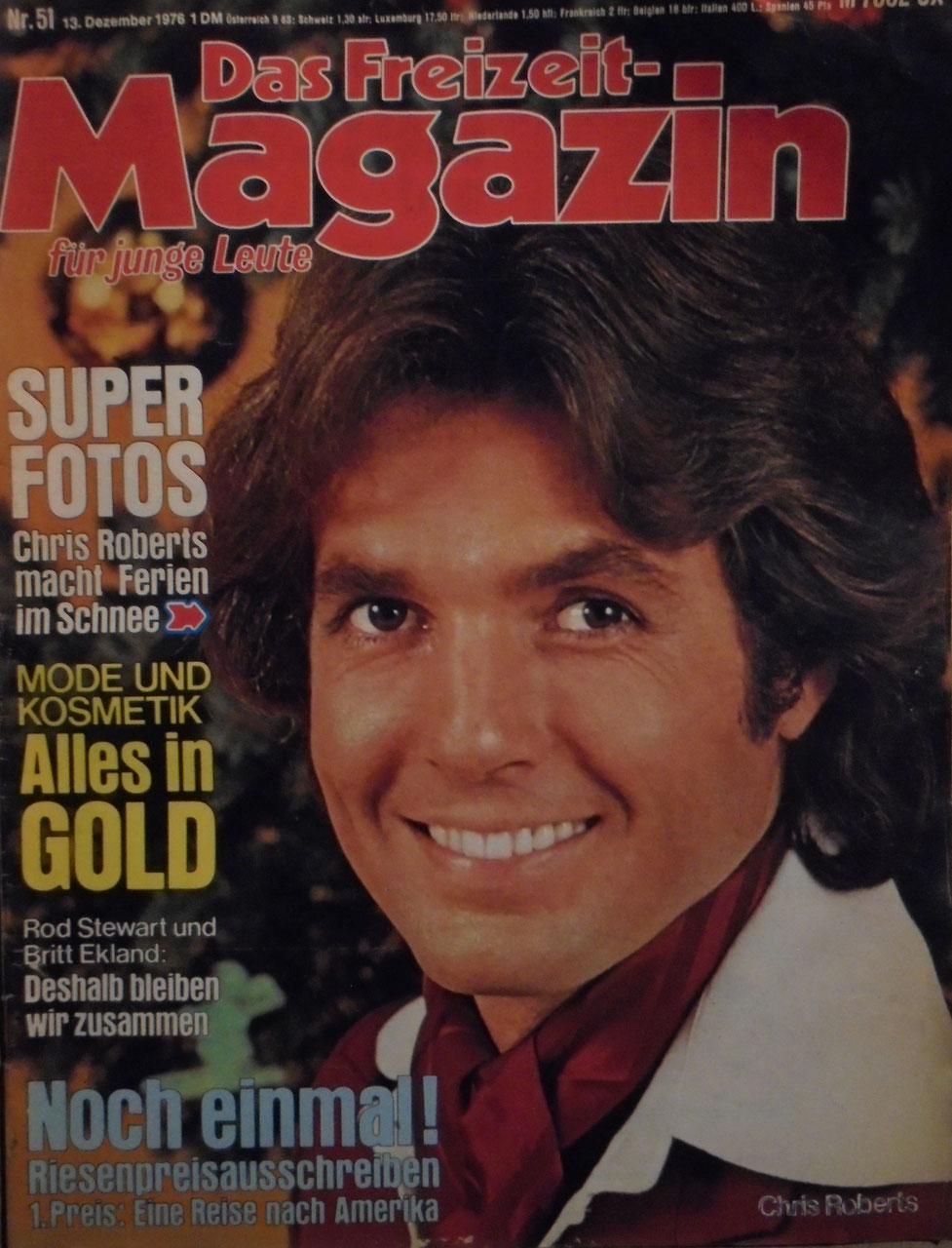 Freizeit Lehti Royale Saksa 1976-51 – Chris Roberts – Alkuperäinen painos