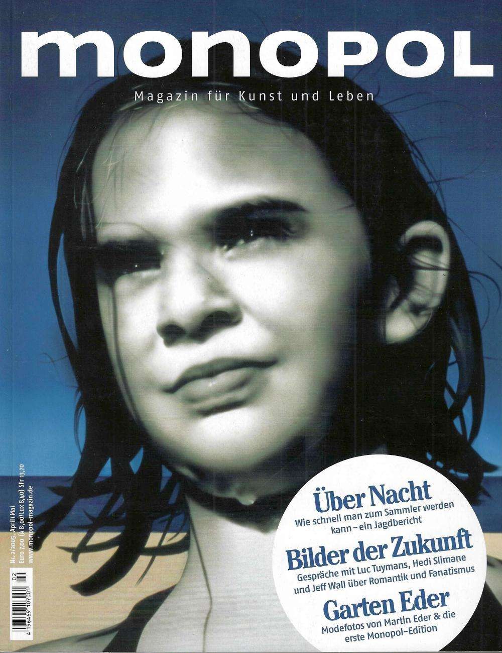 Monopol Magazine Allemagne 2005-04 Luc Tuymans Hedi Slimane Jeff Wall Martin Eder Édition originale