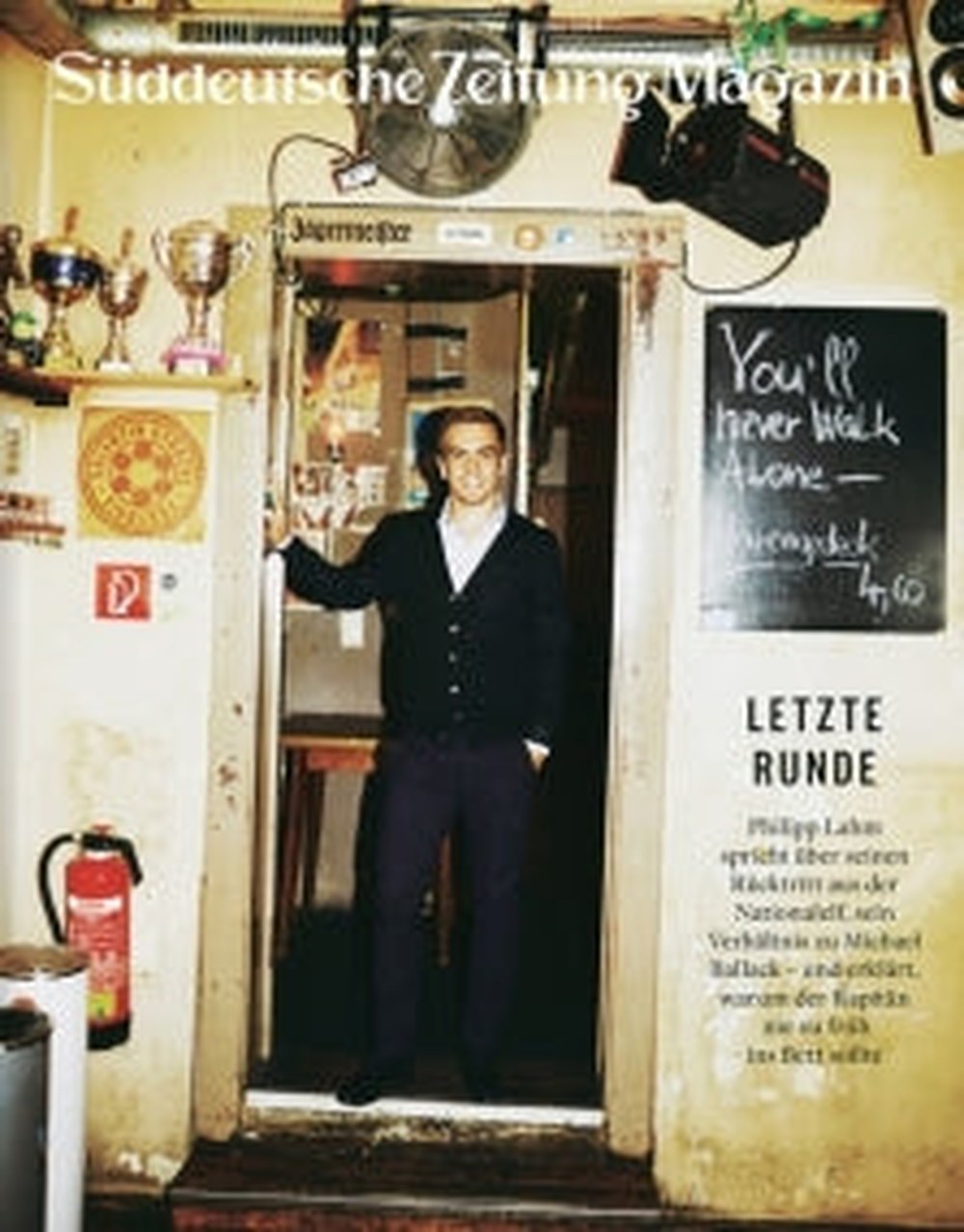 Süddeutsche Zeitung Magazine Allemagne 2014-44 Philipp Lahm Édition originale