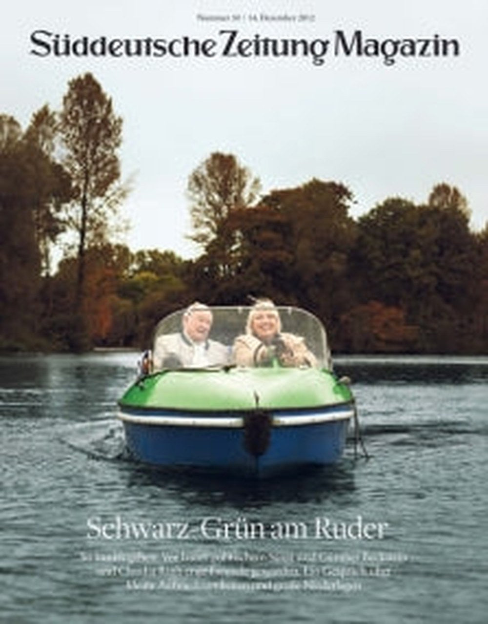 Süddeutsche Zeitung Magazine Allemagne 2012-50 Volker Bouffier Claudia Roth Édition originale