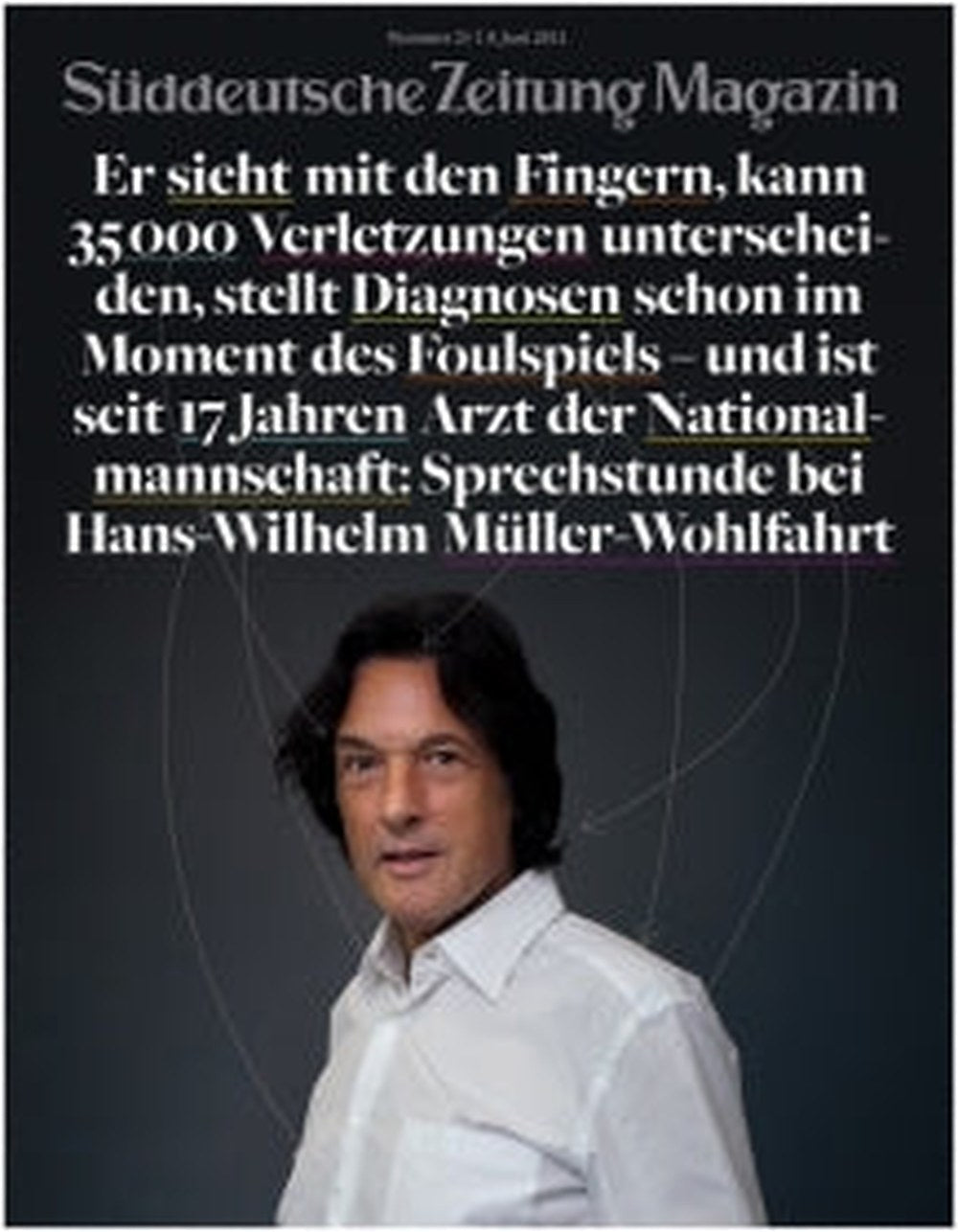 Süddeutsche Zeitung Magazine Allemagne 2012-23 Hans-Wilhelm Müller-Wohlfahrt Édition originale
