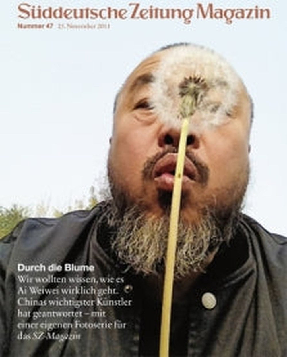 Süddeutsche Zeitung Magazine Allemagne 2011-47 – Ai Weiwei – Édition originale