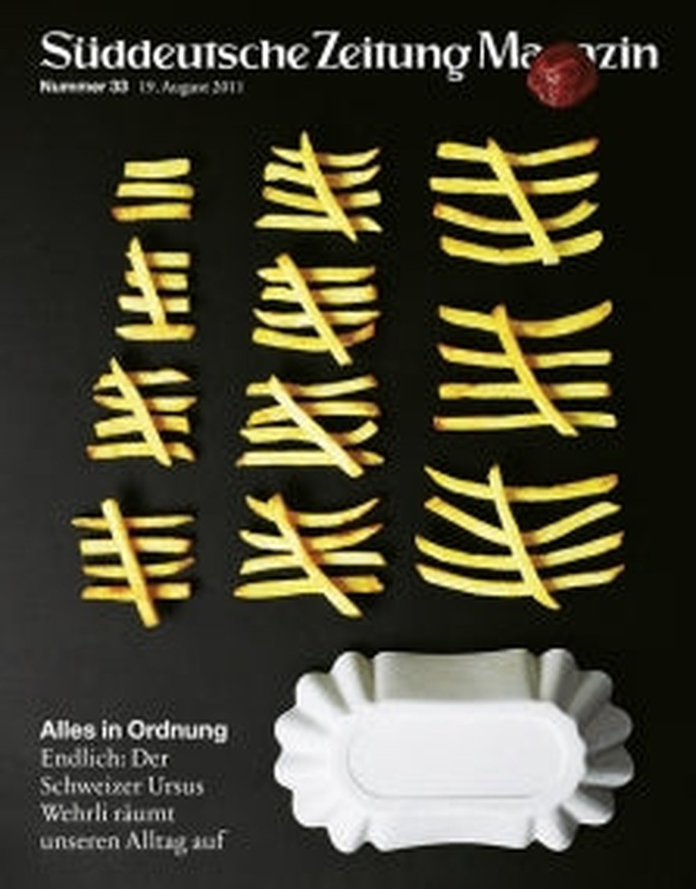 Süddeutsche Zeitung Magasin Tyskland 2011-33 – Ursus Wehrli – Originaludgave