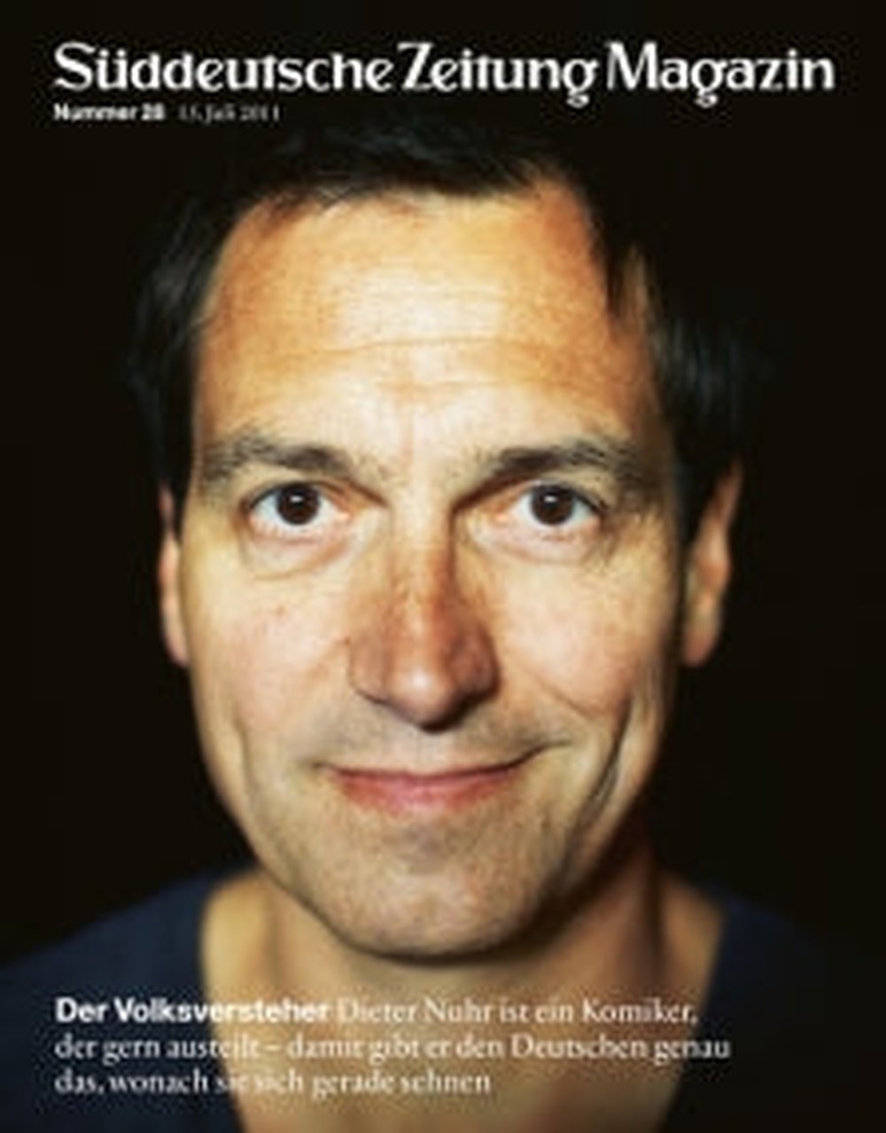 Süddeutsche Zeitung Magazine Allemagne 2011-28 – Dieter Nuhr – Édition originale