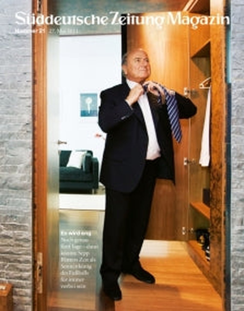 Süddeutsche Zeitung Magazine Allemagne 2011-21 – Sepp Blatter – Édition originale
