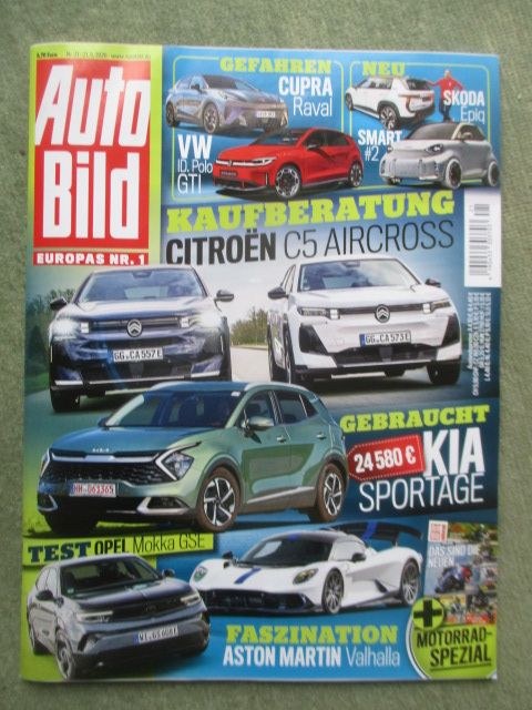 Auto Bild Lehti Saksa 2026-21 Alkuperäinen painos