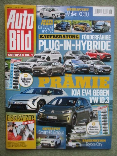 Auto Bild Magasin Tyskland 2026-08 Originalutgåva