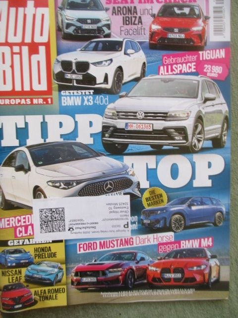 Auto Bild Magazine Allemagne 2025-45 Édition originale