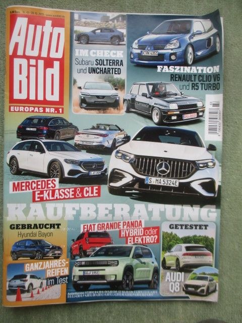 Auto Bild Rivista Germania 2025-43 Edizione originale