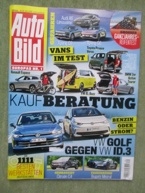 Auto Bild Revista Alemanha 2025-39 Edição original