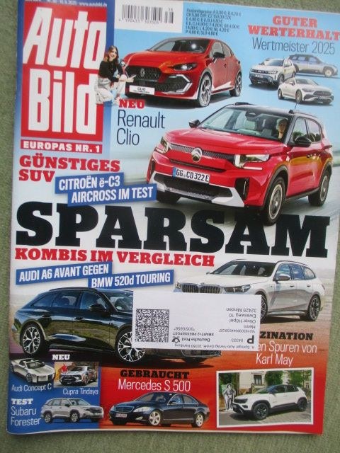 Auto Bild Revista Alemania 2025-38 Edición original