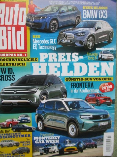 Auto Bild Revista Alemanha 2025-37 Edição original