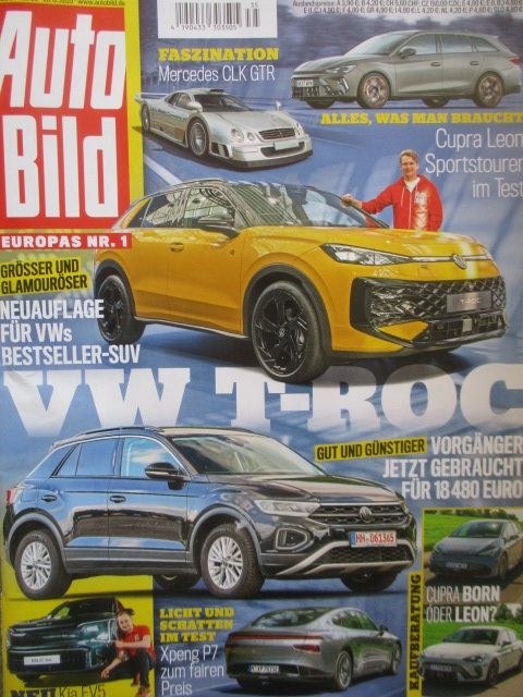 Auto Bild Magazine Allemagne 2025-35 Édition originale