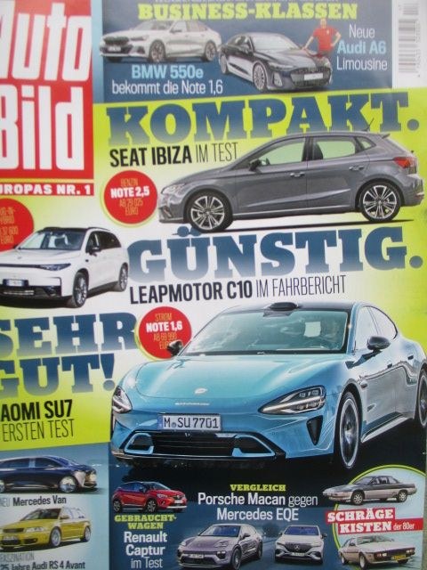 Auto Bild Magazin Deutschland 2025-17 Autotest Seat Ibiza Leapmotor C10