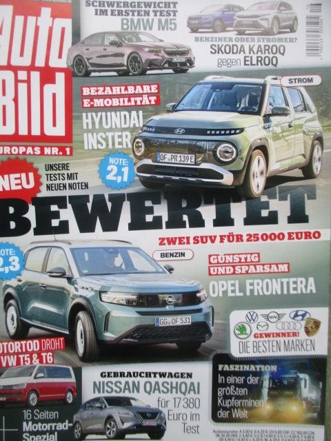 Auto Bild Rivista Germania 2025-16 Edizione originale