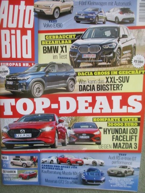 Auto Bild Magazin Deutschland 2025-14 Automagazin Dacia Bigster Xxl-suv