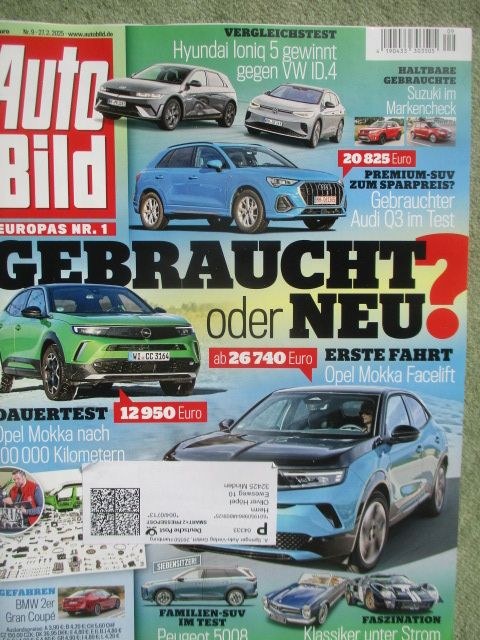 Auto Bild Magazin Deutschland 2025-09 Automagazin Gebrauchtwagen Neuwagen