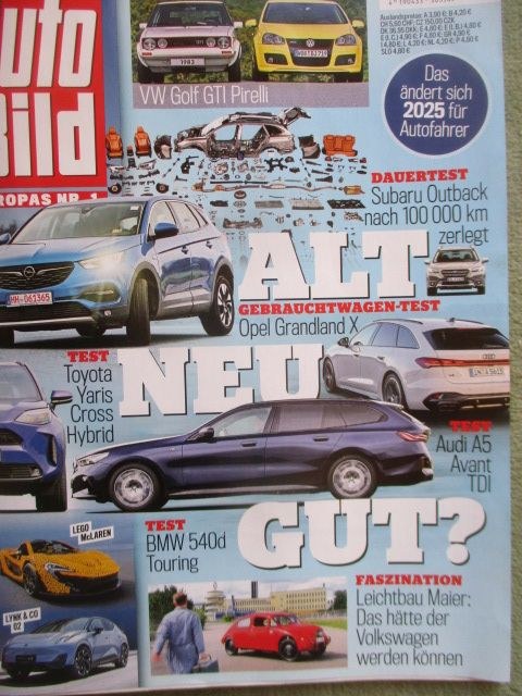 Auto Bild Revista Alemania 2025-01 Edición original