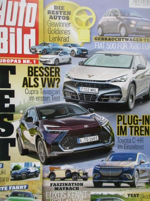 Auto Bild Magazine Allemagne 2024-46 Édition originale
