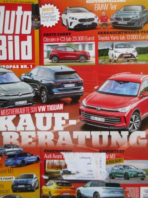 Auto Bild Revista Alemanha 2024-24 Edição original
