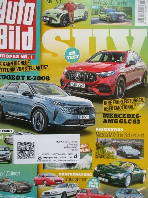 Auto Bild Magazin Deutschland 2024-22 SUV Peugeot E-3008 Stellantis Plattform