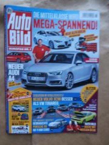 Auto Bild Lehti Saksa 2015-27 Alkuperäinen painos