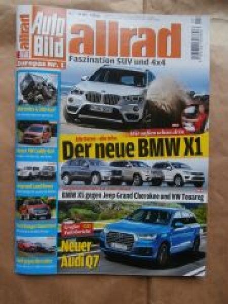 Auto Bild Magazin Deutschland 2015-07 BMW X1 Audi Q7 SUV
