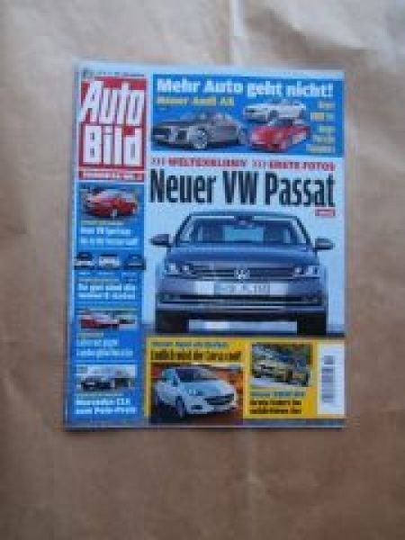 Auto Bild Lehti Saksa 2014-19 Alkuperäinen painos
